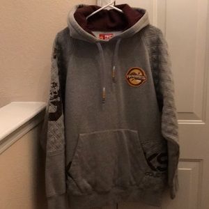 AKDMKS grey hoodie.